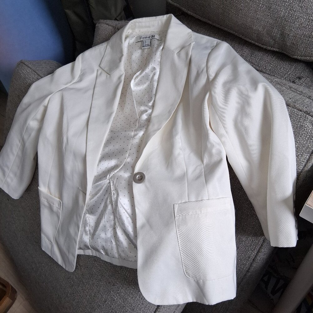 White blazer
